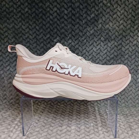 Hoka Skyflow Women's Running Shoes Rose Cream Size 8B Sample Not For Resale Rare - Picture 9 of 16